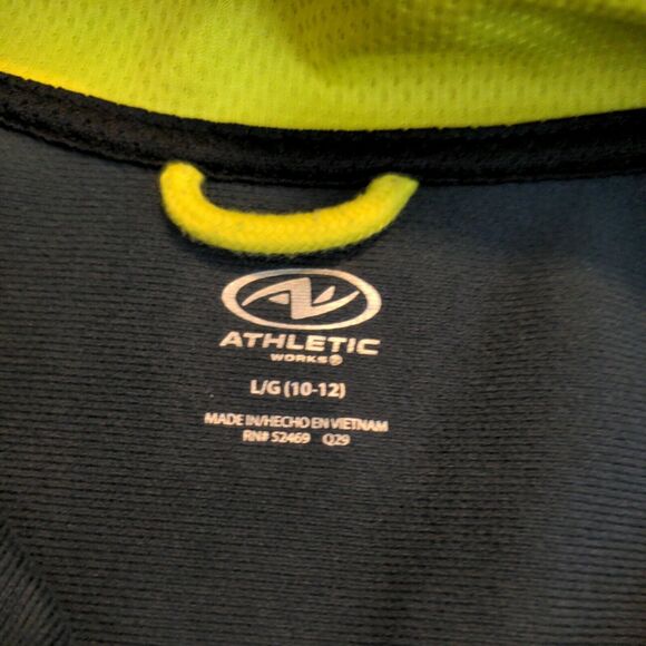 Kids Athletic Works Polyester Comfort Jogging Jacket Size L (10-12) Gray - Picture 2 of 3